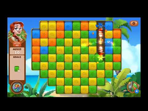 Lost Island Blast Adventure Level 45 NO BOOSTERS - A S GAMING