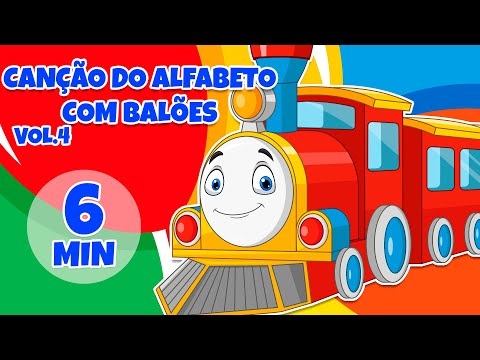 Canção do Alfabeto com Balões Vol. 4 - Giramille 6 min | Desenho Animado Musical