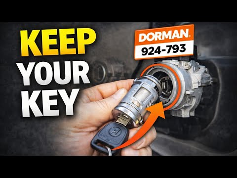 Loose Ignition Key Fix No New Key Needed Dodge Ram 1500 Dorman 924-793 key cylinder Install 02-08