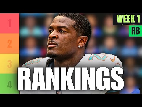 📊 Top 30 Running Back Rankings & Tiers - Week 1 Fantasy Football 📊