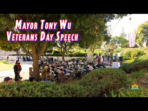The City of West Covina - November 11, 2025 - Mayor Tony Wu Veterans Day Ceremony Speech