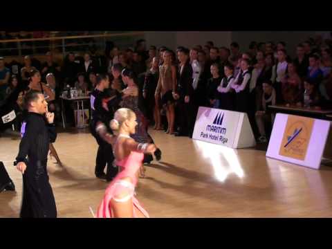 Latvia Open 2011 WDSF International Open LA Karlis Treijs - Anastasia Krivosheeva 1.16fin samba