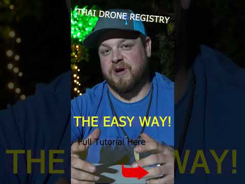 Easy Drone Registration in Thailand #solotravel