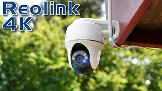 Reolink Argus PT Ultra / kabellose 4K Überwachungskamera mit Smart-Funktionen und Solarbetrieb