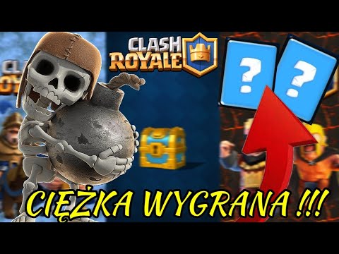 CLASH ROYALE PL #4 - NIE BYŁO ŁATWO 😠 2 NOWE KARTY !!!