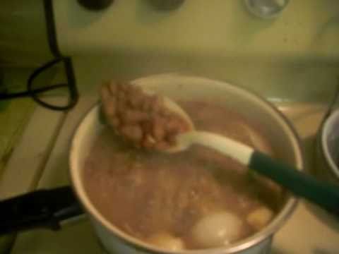 RECETA DE FRIJOLES DE LA  OLLA- COMO PREPARAR FRIJOLES