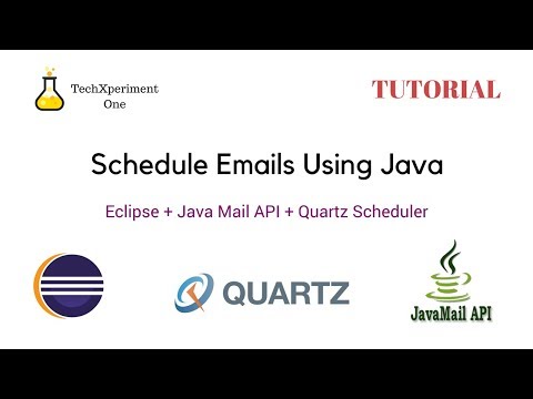 Schedule Emails Using Java Tutorial
