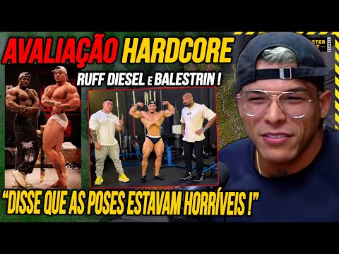 NO MASSAGE! RUFF DIESEL AND BALESTRIN ANALYZE THE SHAPE AND DON'T HOLD BACK ON CRITICISM! | ALEMÃ...