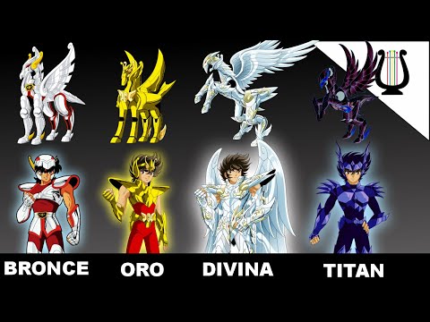 Explicación: Lineas Evolutivas de las Armaduras Sagradas o Cloth - Caballeros Zodiaco / Saint Seiya