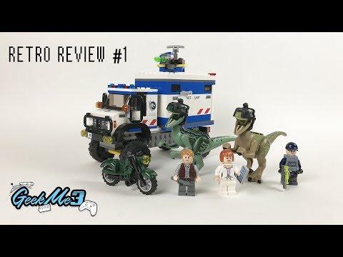 Vidéo LEGO Jurassic World 75917 : La destruction du vélociraptor