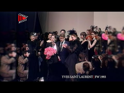 YVES SAINT LAURENT Fall Winter 1993 Paris 4K - Canale Moda