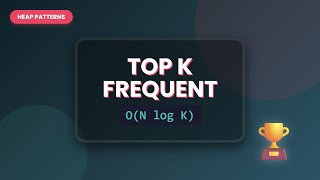 YouTube video 'Top K Frequent Elements: LeetCode Solution (Heap vs Sort)'