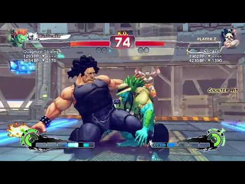 Ultra Street Fighter IV 4 : Hugo (NXCALE_) vs Blanka (quagmire) PS3