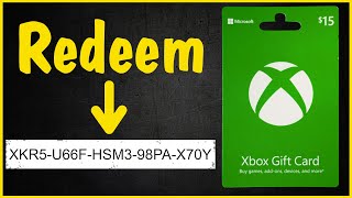 How to Redeem an Xbox Gift Card Code on Xbox One, Xbox Series X/S, or on Website (Microsoft Store)