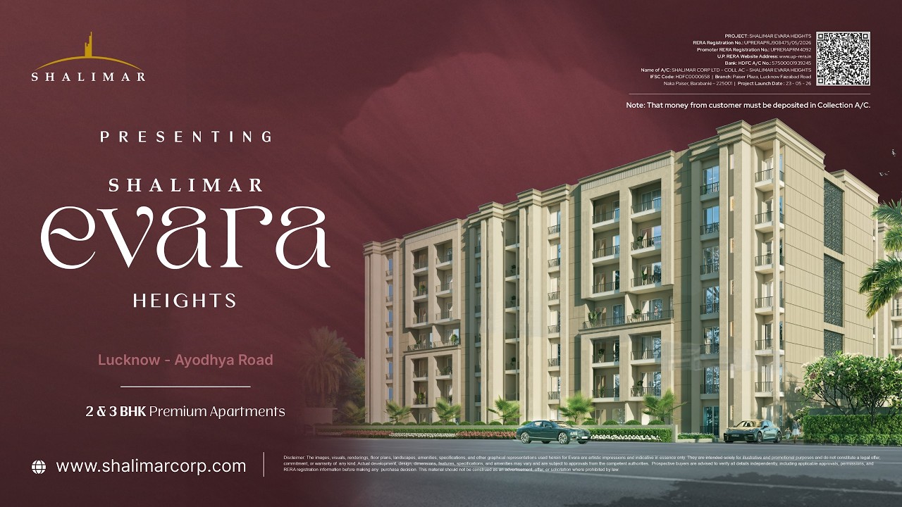 Presenting Shalimar Evara Heights, A New Landmark on Lucknow–Ayodhya Road #shalimarcorp