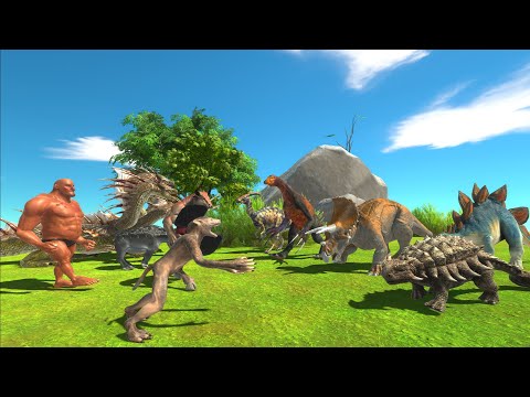 CARNIVORE DINOSAURS vs FANTASY BEASTS Death Maze Championship - Animal Revolt Battle Simulator