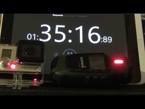 Garmin VIRB vs GoPro Hero3+ : Test 3 Battery Test