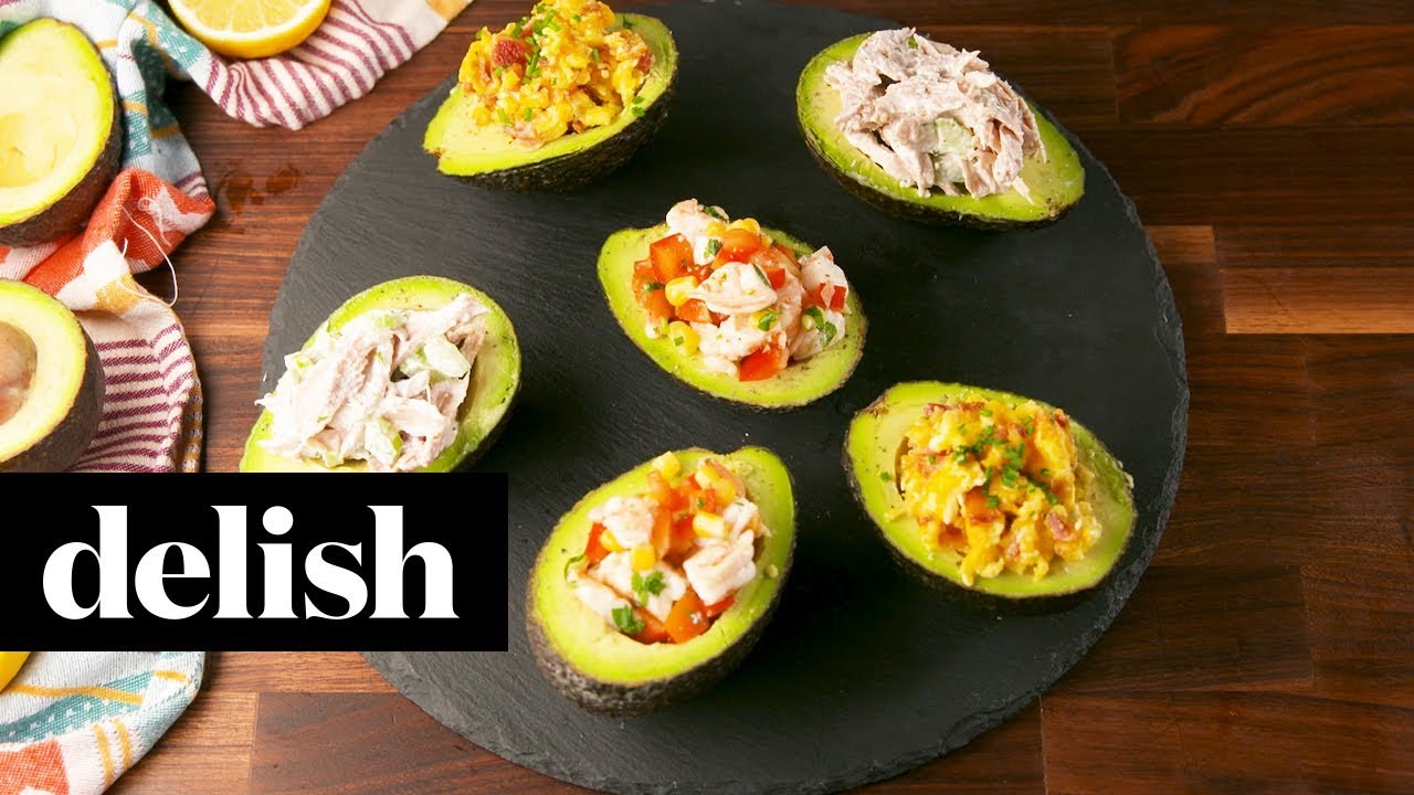 Stuffed Avocado 3 Ways | Delish