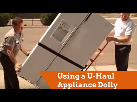 Part of a video titled Using a U-Haul Appliance Dolly - YouTube