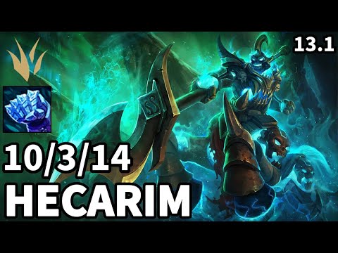 Hecarim Jungle vs Lillia - EUW Challenger | Patch 13.1