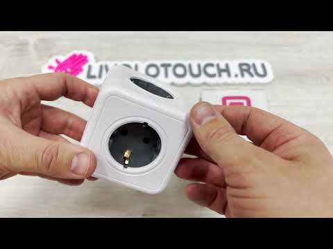 Разветвитель Cube Original 5 Euro 16A RocketSocket, цвет белый-серый GN1203