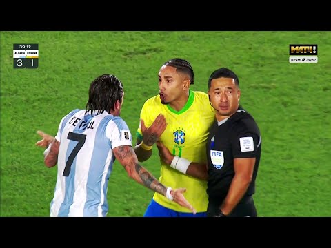 Brazil Disrespected Argentina ►The World Champions Answered with Most Beautiful Football  !