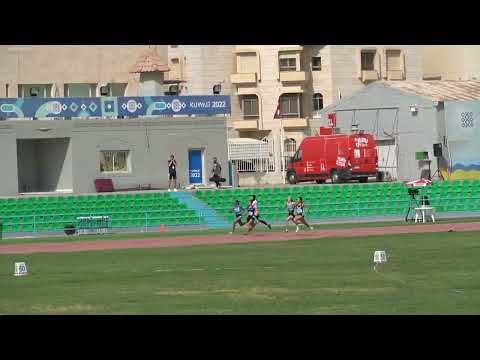 200m Girls Round 1, Heat 2 - Asian Youth Athletic Cship 2022, Kuwait