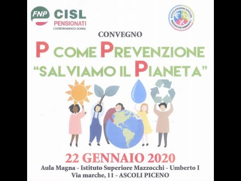 Tgr Marche 22 01 2020 Ambiente: la Fnp Cisl incontra gli studenti dell’ISS Mazzocchi di Ascoli