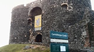 Exploring Carrickfergus Castle in Carrickfergus, County Antrim, Northern Ireland