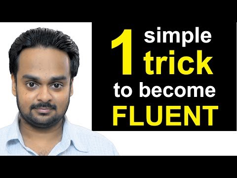 1 Simple Trick to Become Fluent in English - the JAM Technique - How to Be a Confident Speaker