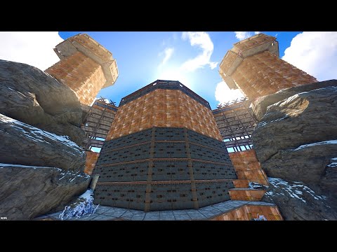 using EVERYTHING to raid a FORTIFIED CASTLE in the ROCKS...