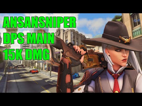 ANSANSNIPER PRO ASHE GAMEPLAY - GRAND MASTER OVERWATCH SEASON 23