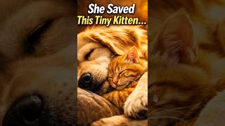 Download lagu She Rescued A Tiny Kitten… Now Look At Him #kitten #animals #rescue #love mp3