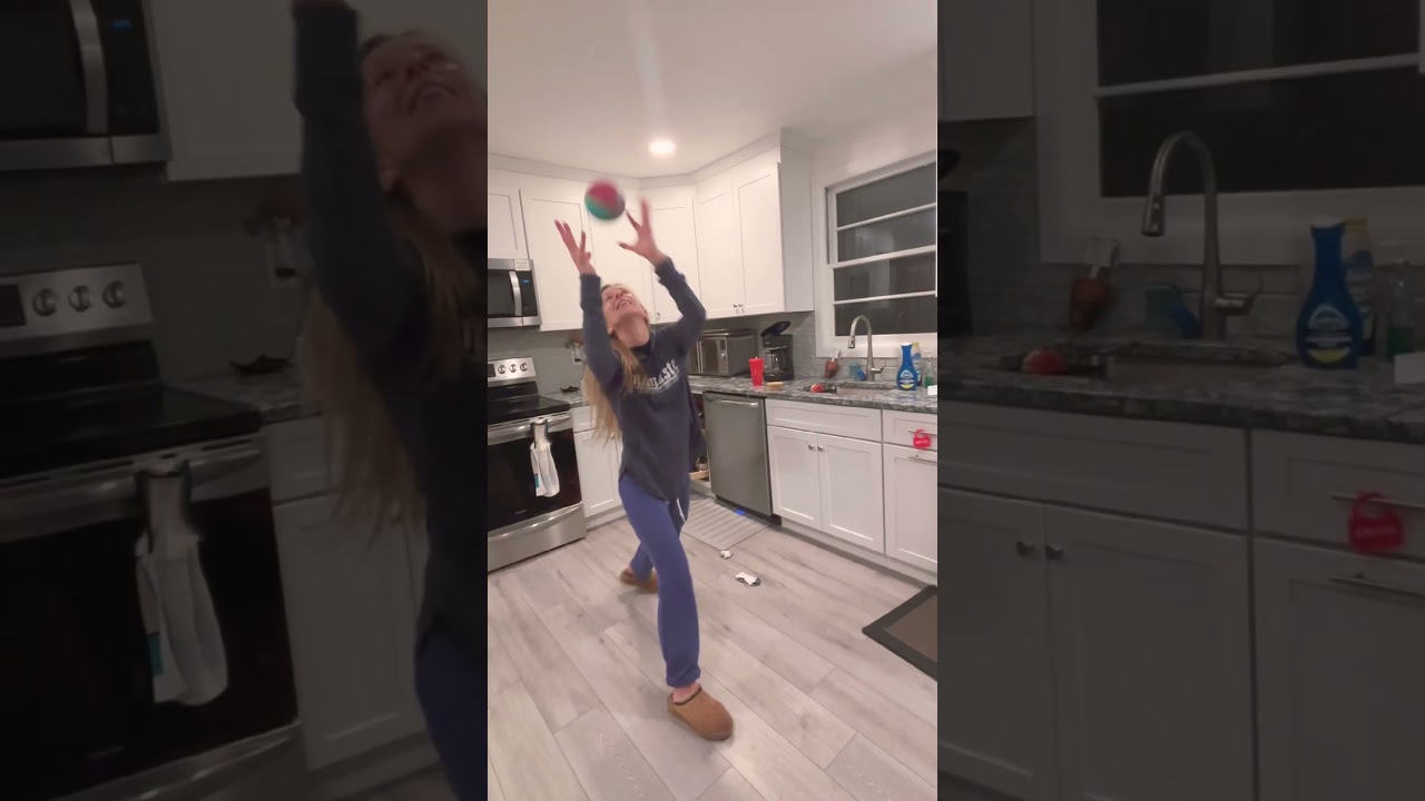 Playing with Ball2. My kids gave me a turn but they are talking smack 😆😏 - YouTube