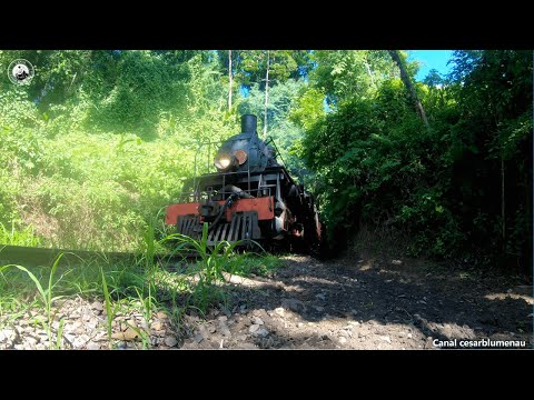 🇧🇷  Maria fumaça no túnel / Steam locomotive in the tunnel - 2023 - (Brasil)