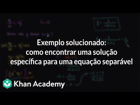 Solved Example: How to Find a Specific Solution to a Separable Equation