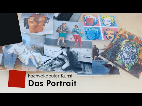 Technical vocabulary of art: The portrait