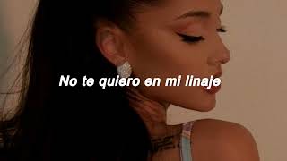 Ariana Grande - Bloodline// Traducción al español
