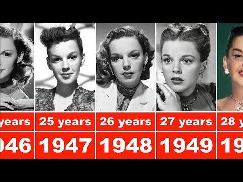 Judy Garland from 1935 to 1969