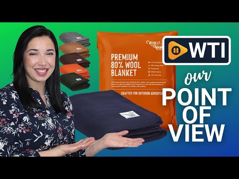 Woolly Mammoth Merino Wool Blanket - Large 66"" x 90 - WTI product video review