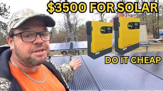 This $3500 Off Grid Power System Runs My ENTIRE Cabin