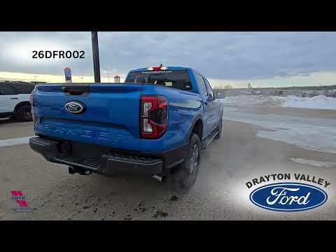 2026 Ford Ranger XLT 4WD SuperCrew 5' Box in Blue for sale at Drayton Valley Ford in Drayton Valley, AB