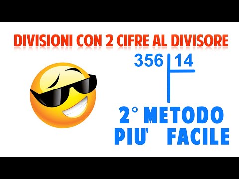 Divisioni con due cifre al divisore (metodo 2 facile) - videolezione di matematica