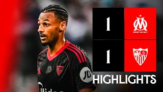 Olympique Marsella vs Sevilla FC (1-1) AMISTOSO | Resumen