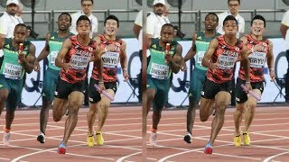 攻めた信頼のバトンパス＝勝負メンバー変更、連続の銅－世界陸上・男子400リレー