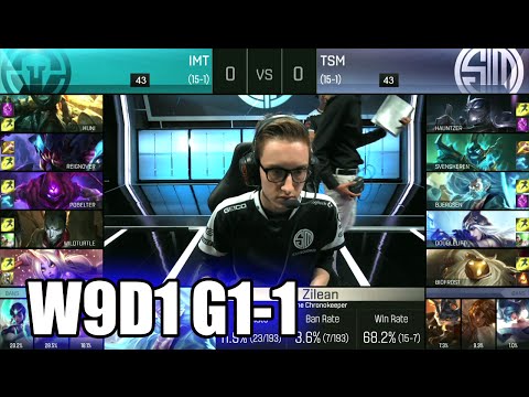 Immortals vs TSM | Game 1 S6 NA LCS Summer 2016 Week 9 Day 1 | IMT vs TSM G1 W9D1 1080p