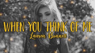 When You Think of Me by Lauren Bonnell (Lyric Video)