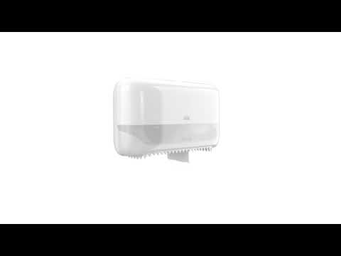 Dispenser Tork T7 558040 til 2 ruller compact toiletpapir hvid