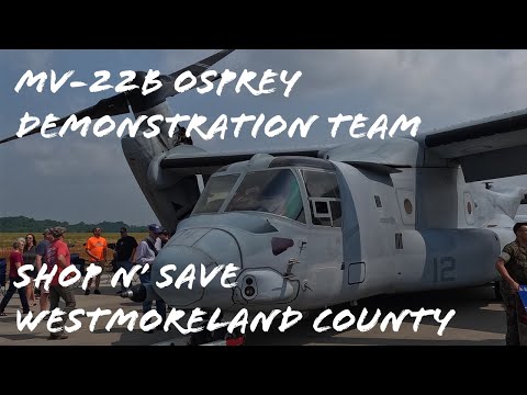 MV-22B Osprey Demonstration Team | USMC | Shop'n Save | Westmoreland Airshow | Latrobe, PA