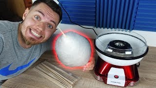 Zuckerwatte zu Hause selber machen! (Maschine im Test)